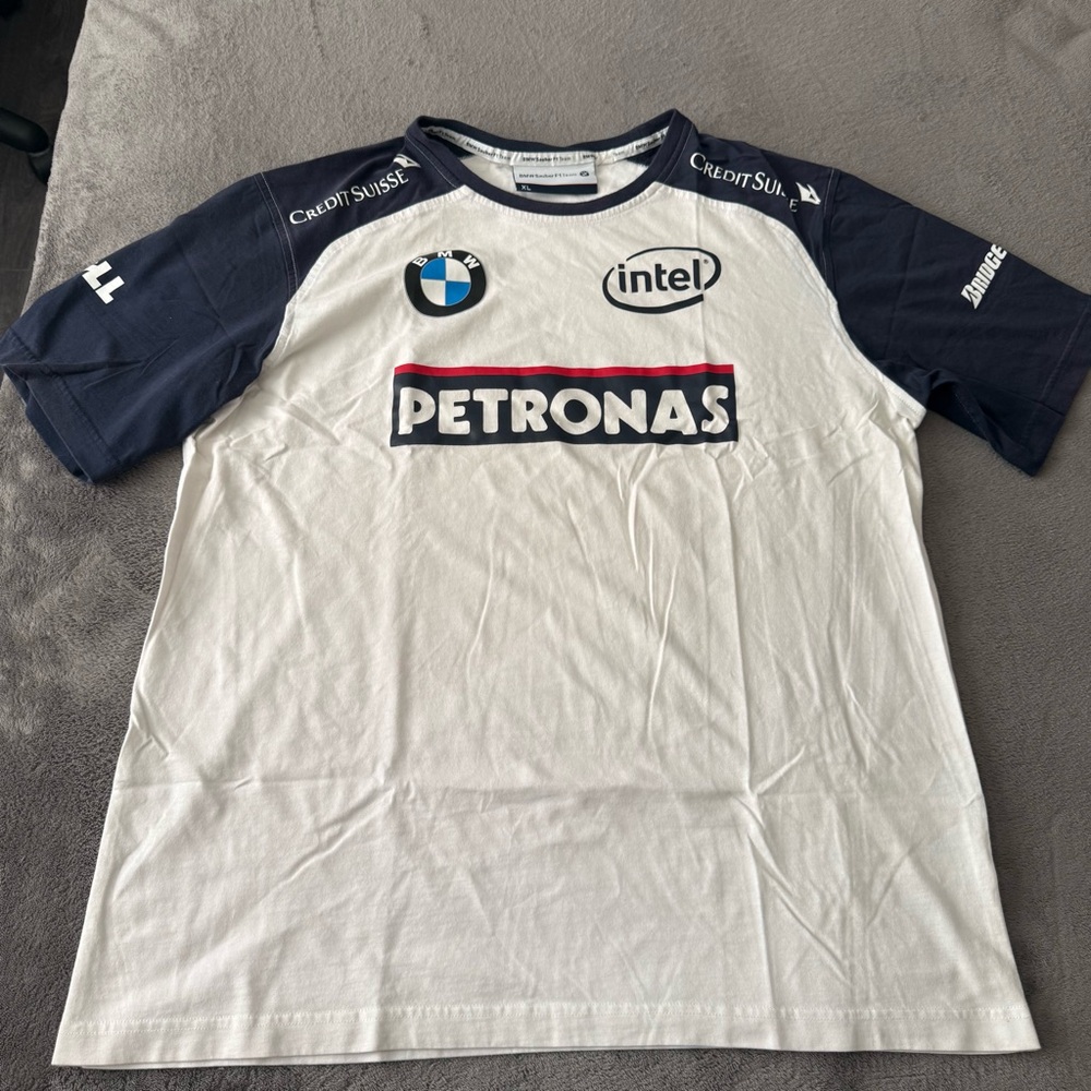 Formula 1 F1 BMW Sauber Petronas T shirt size XL